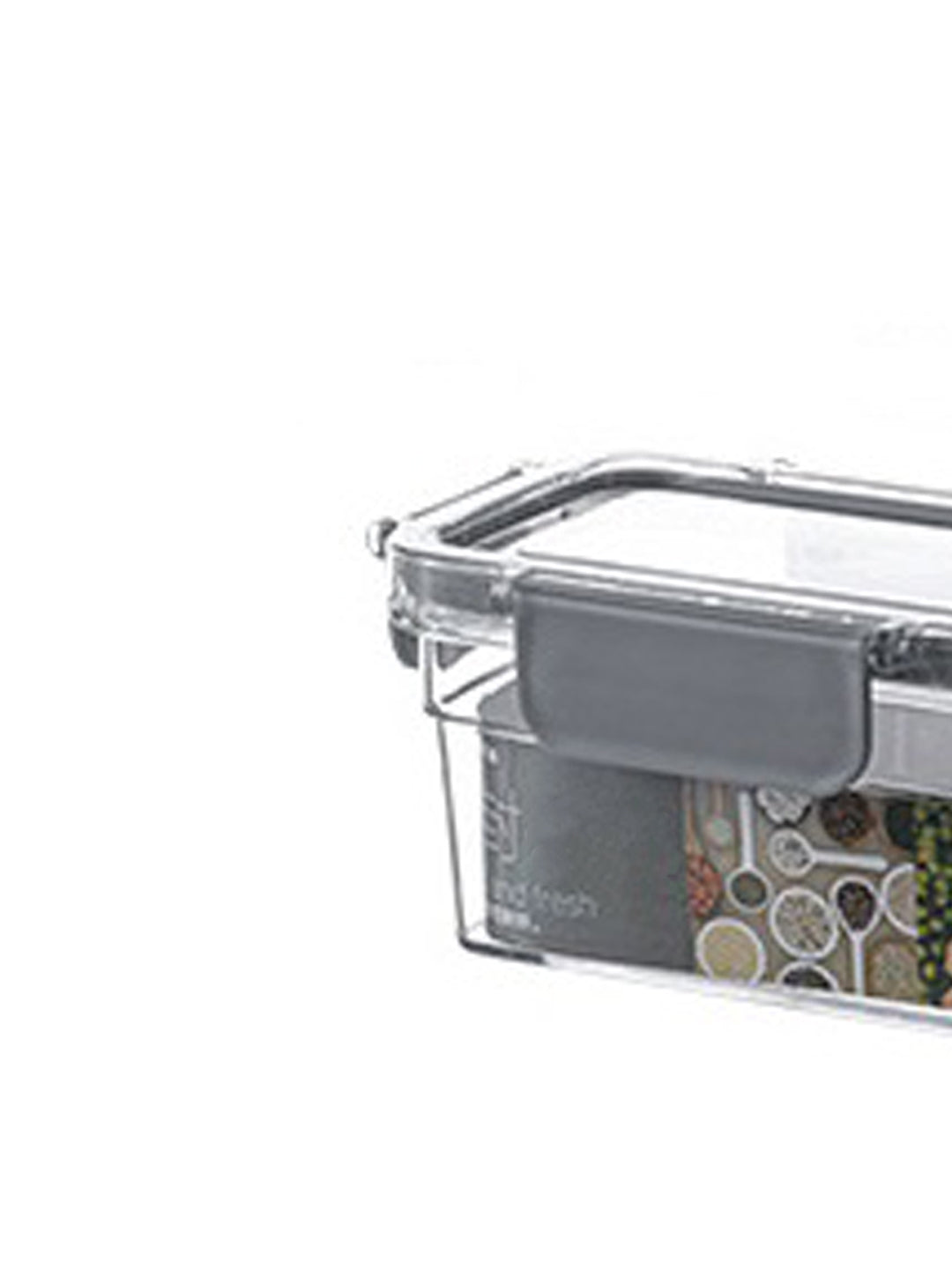 VON CASA Small Plastic Air Tight Container - Transparent