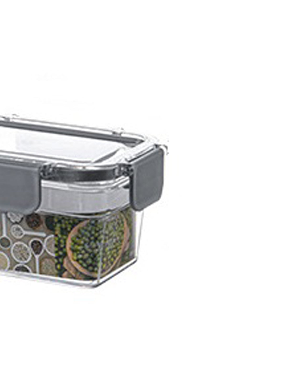 VON CASA Small Plastic Air Tight Container - Transparent