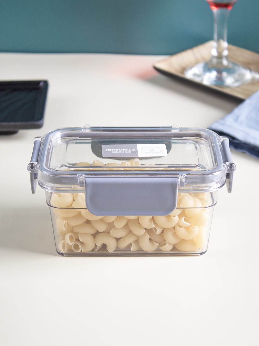VON CASA Small Plastic Air Tight Container - Transparent