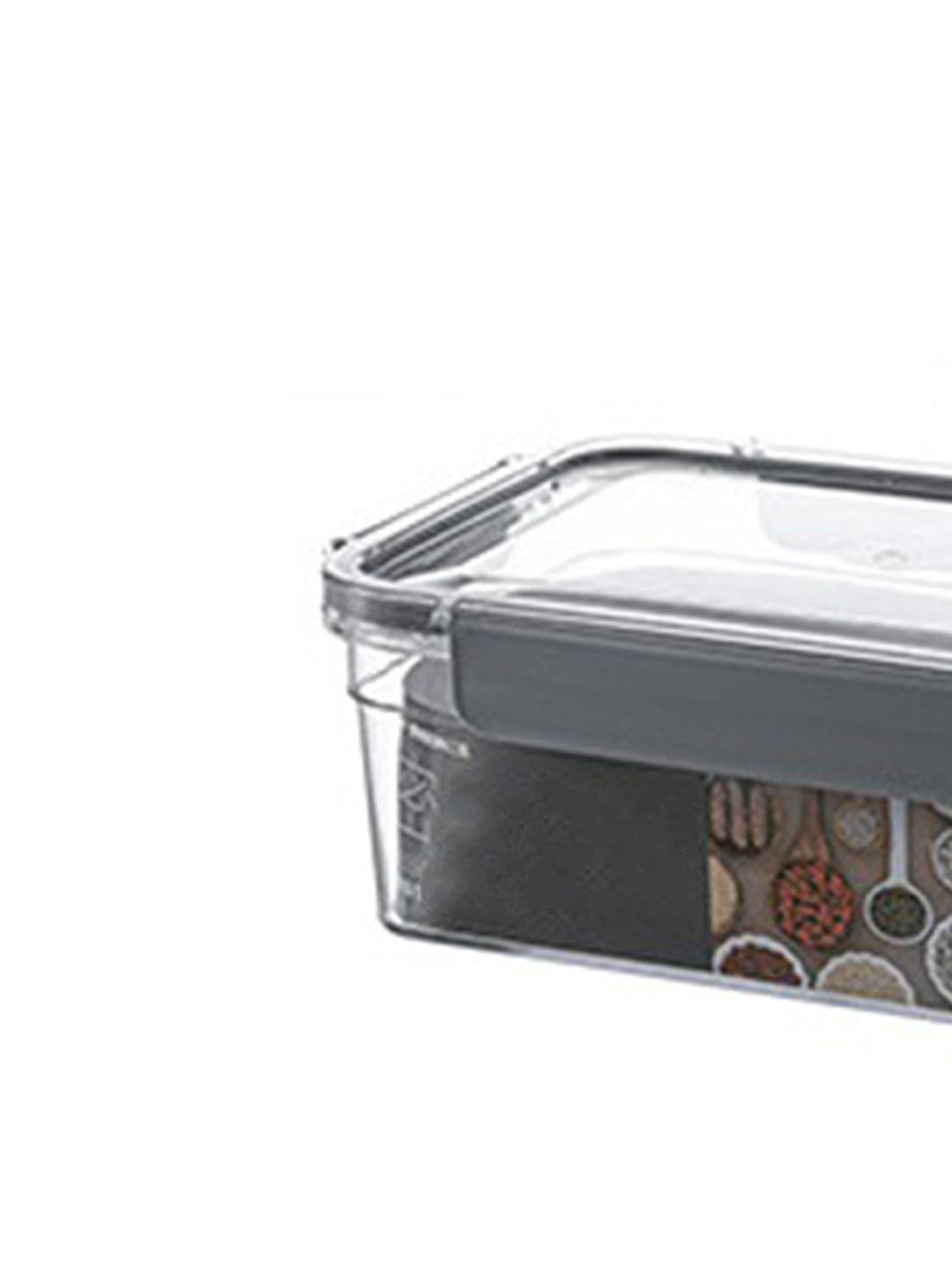VON CASA Medium Plastic Air Tight Container - Transparent