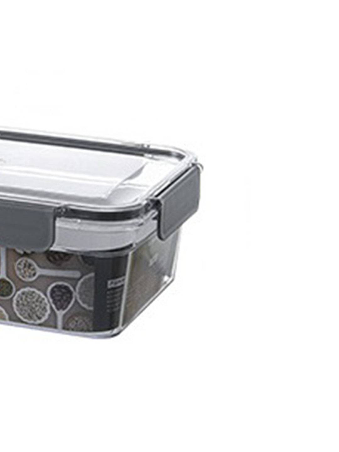 VON CASA Medium Plastic Air Tight Container - Transparent