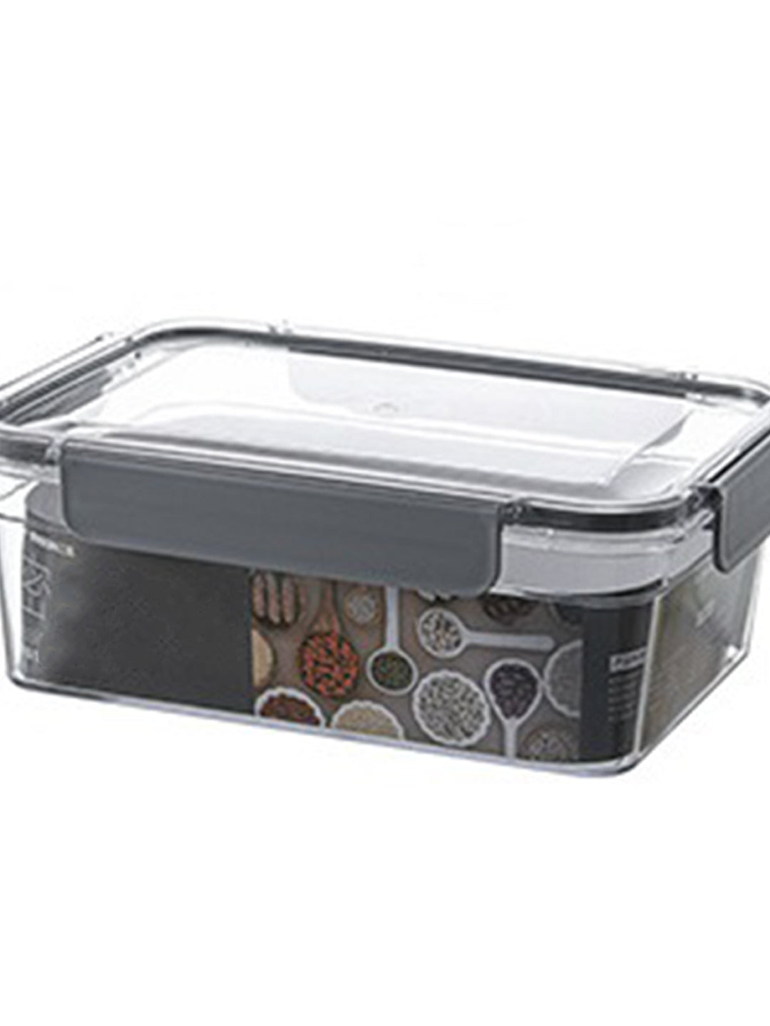 VON CASA Medium Plastic Air Tight Container - Transparent