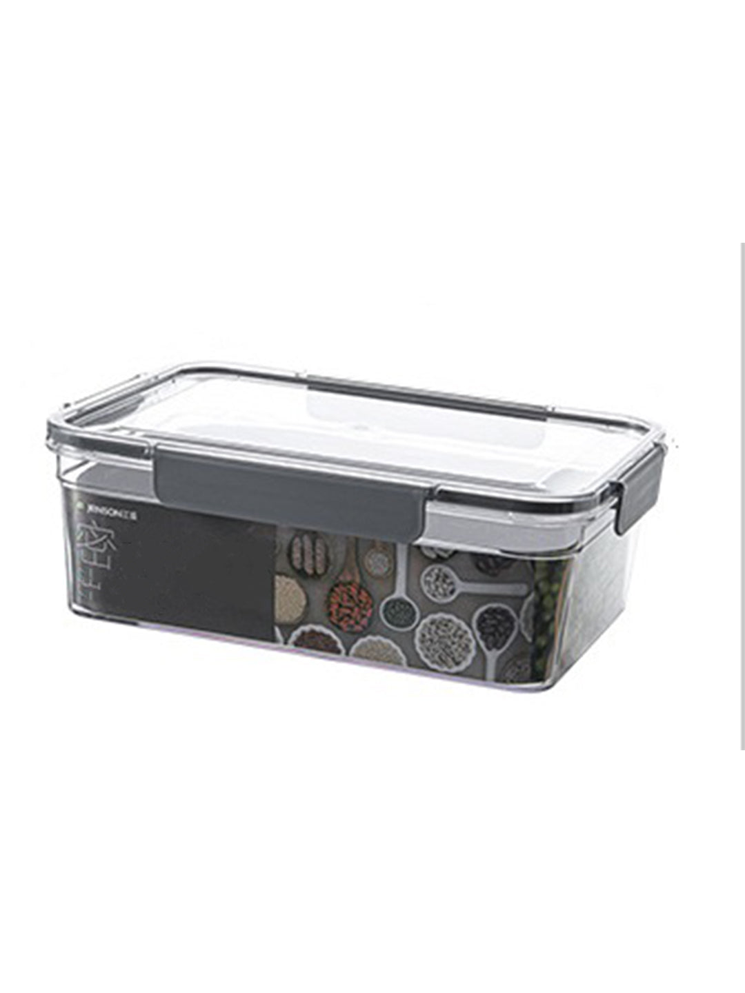 VON CASA Large Plastic Air Tight Container - Transparent