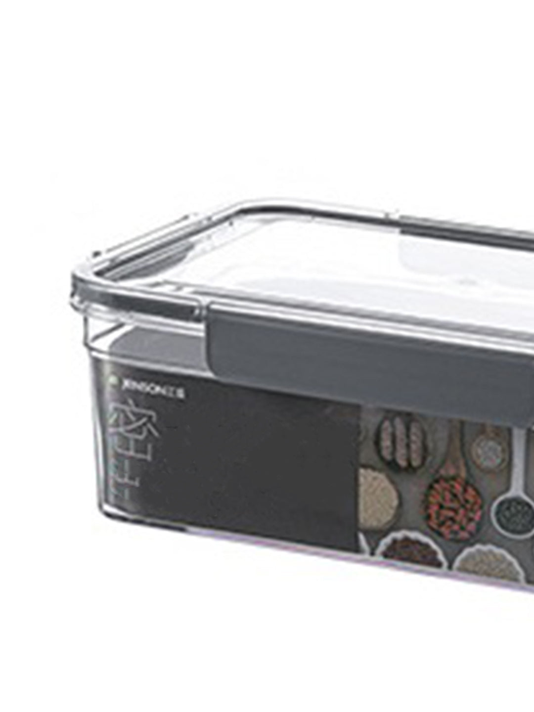 VON CASA Large Plastic Air Tight Container - Transparent