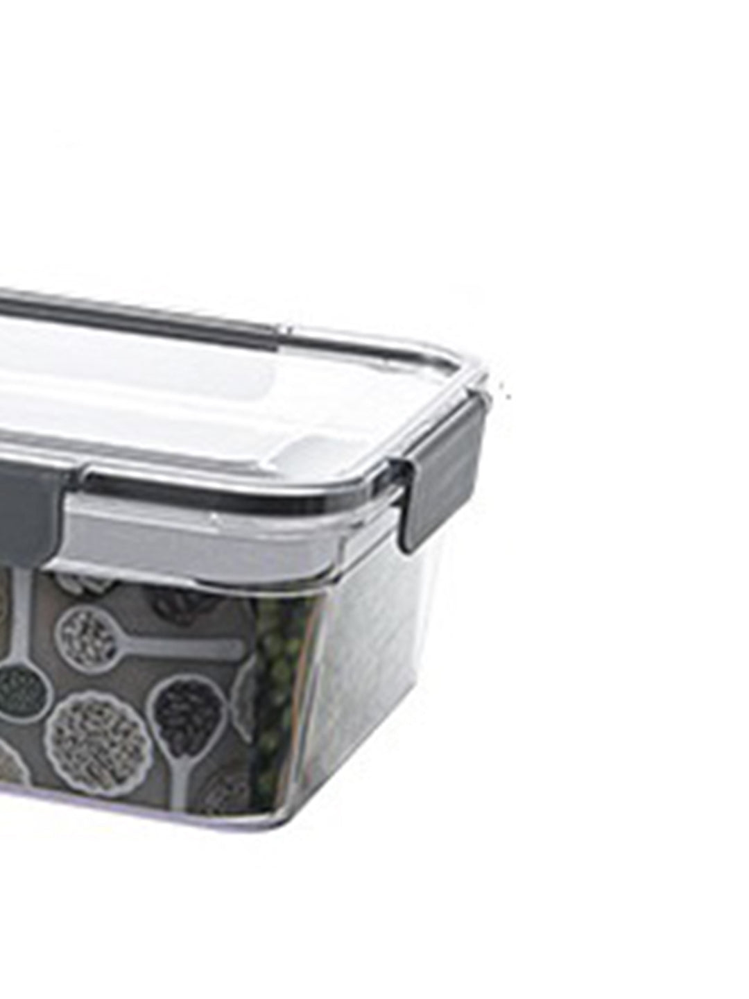 VON CASA Large Plastic Air Tight Container - Transparent