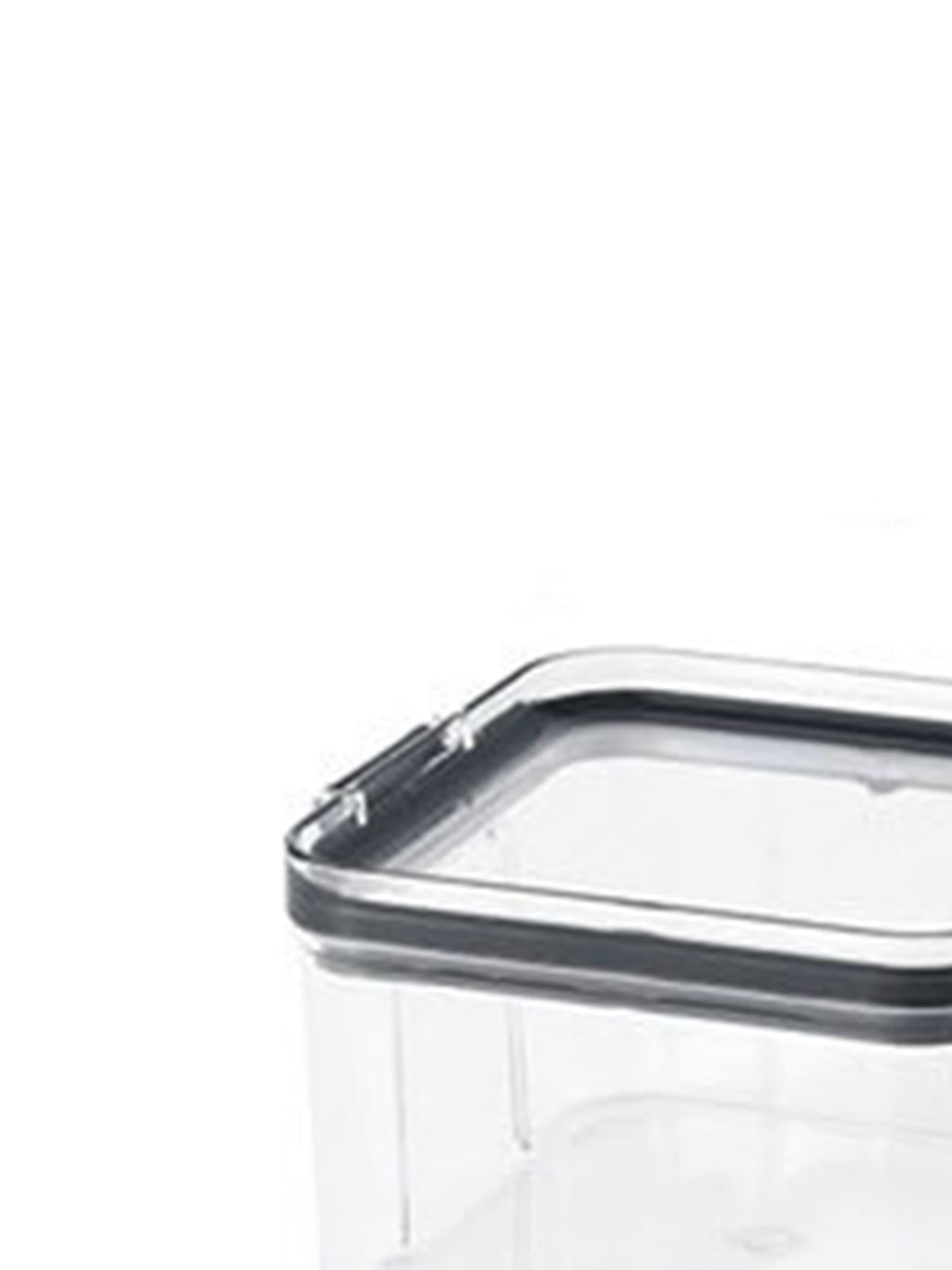 VON CASA Airtight Kitchen Storage Box - Transparent, 10 X 10 X 6.5cm