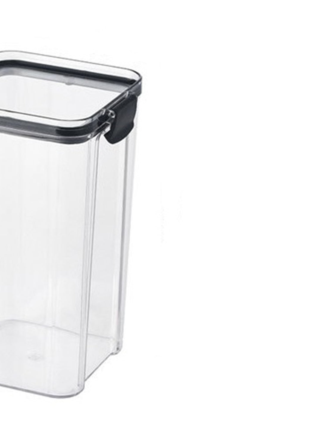 VON CASA Airtight Kitchen Storage Box - Transparent, 10 X 10 X 18cm