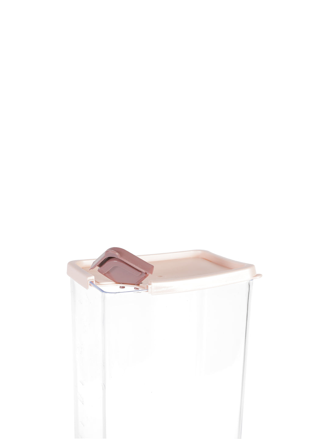 VON CASA Tall Plastic Cereal Dispenser Jar With Lid - Pink