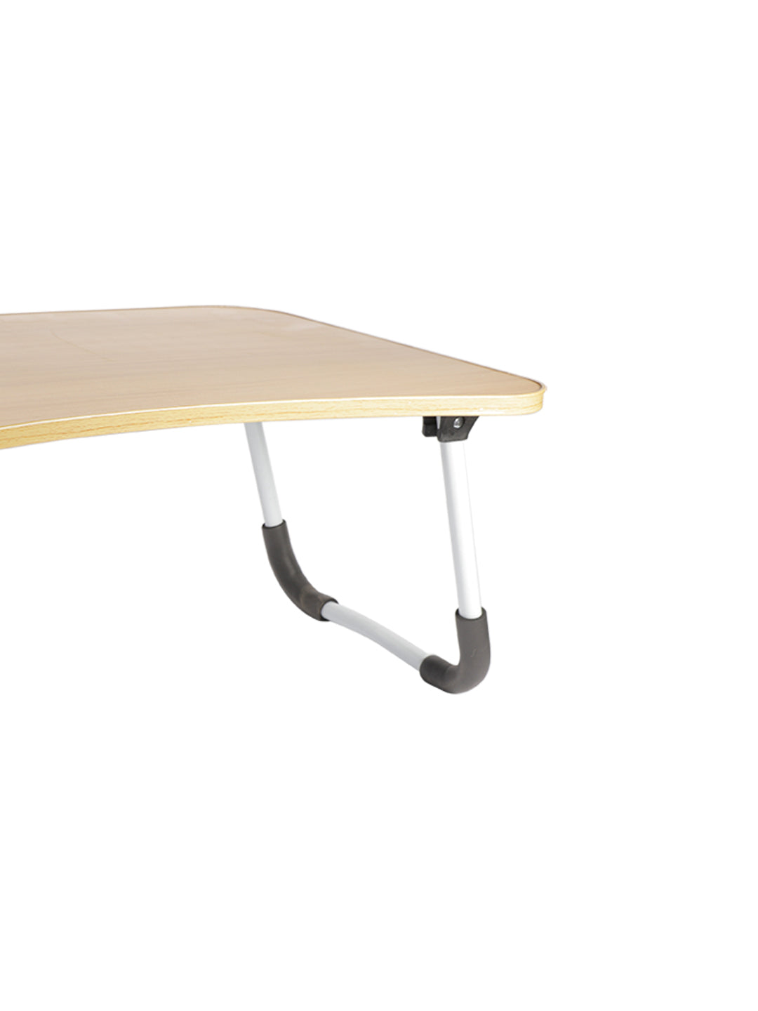 VON CASA Foldable And Portable Wooden Laptop Table - Grayish Yellow