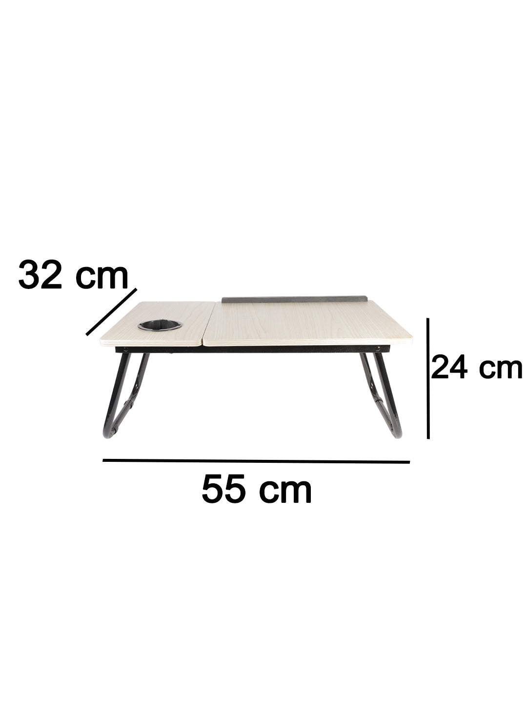 VON CASA Multicolor-Purpose Laptop Table - Off White