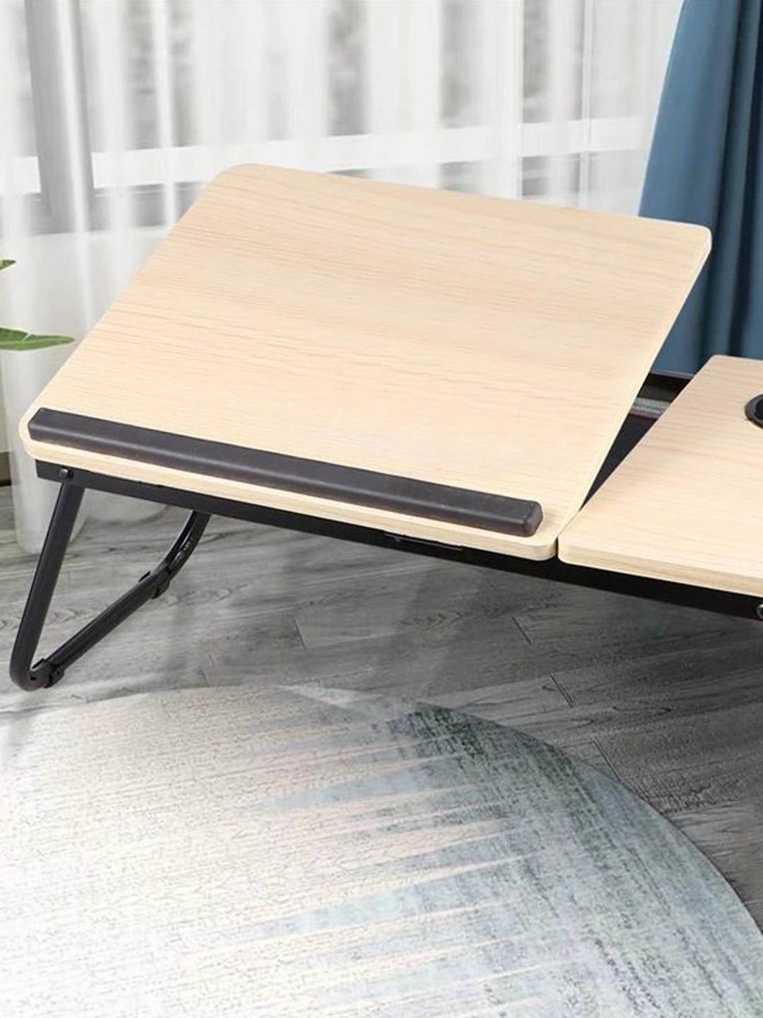 VON CASA Multicolor-Purpose Laptop Table - Off White