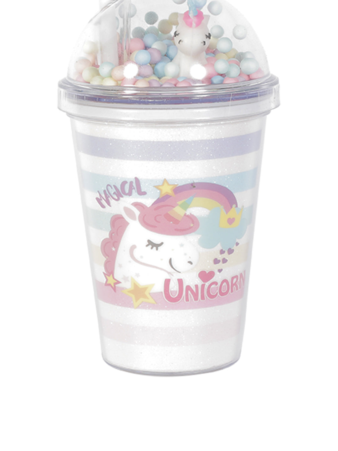 VON CASA 400Ml Sipper Tumbler With Straw Lid - White