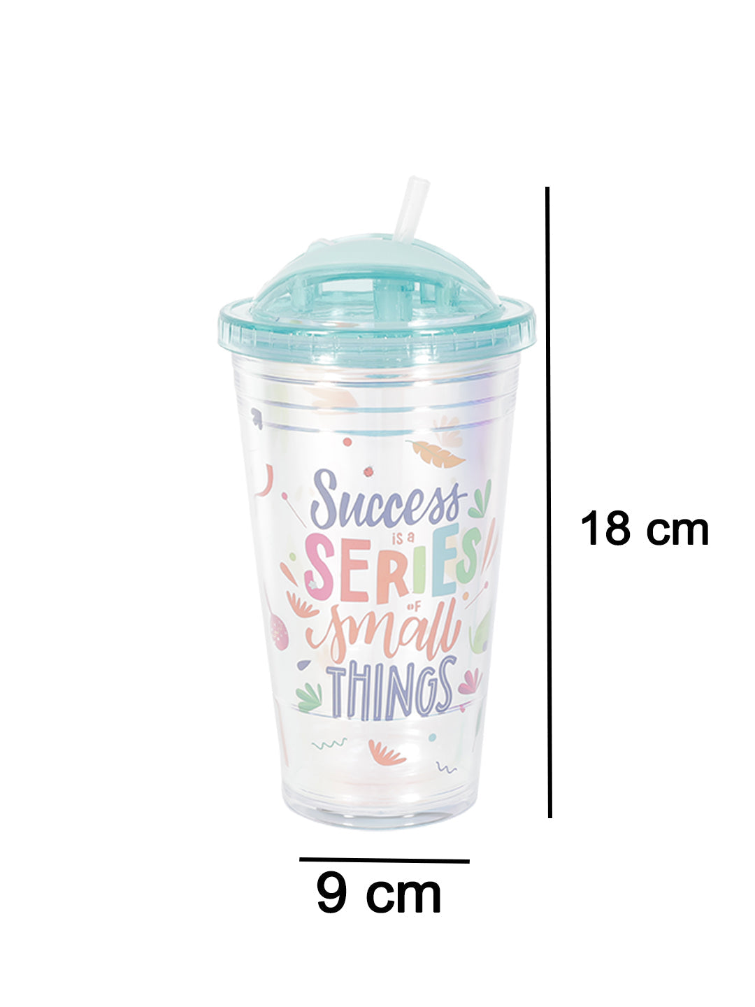 VON CASA Sipper Tumbler With Straw - 450Ml