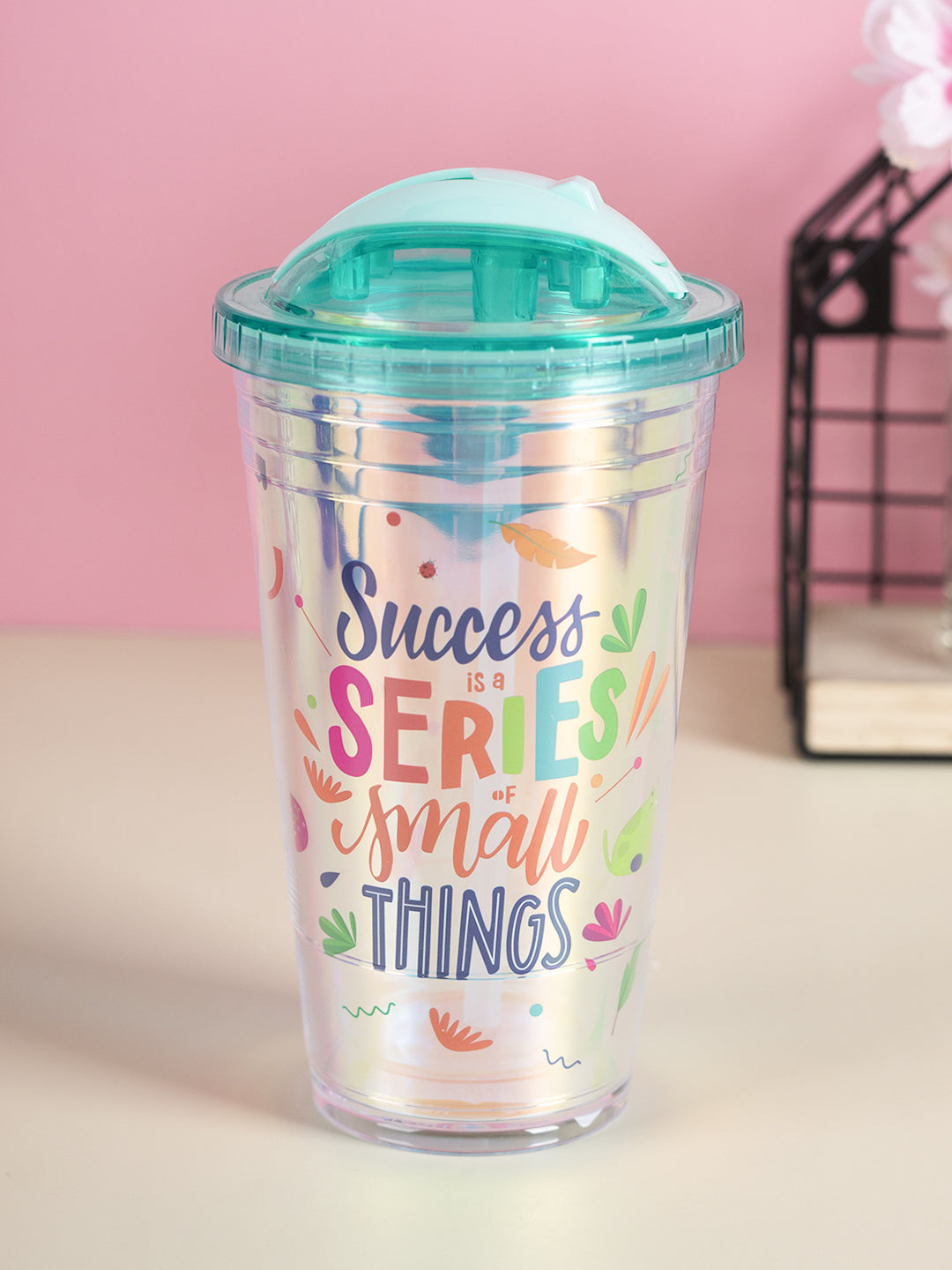 VON CASA Sipper Tumbler With Straw - 450Ml