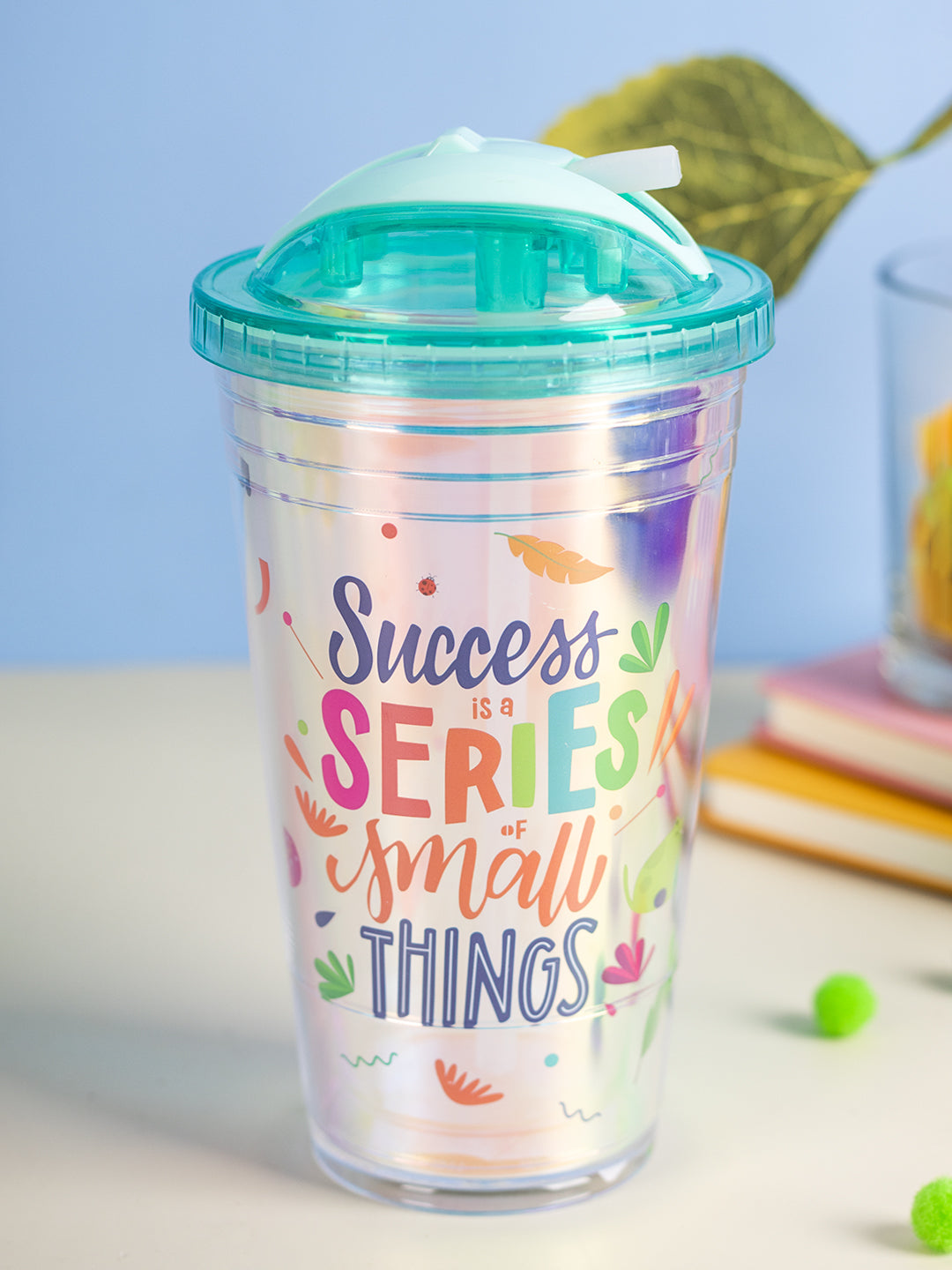 VON CASA Sipper Tumbler With Straw - 450Ml