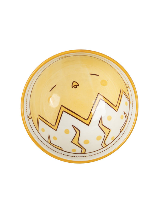 VON CASA 300Ml Ceramic Kid Bowl - Yellow