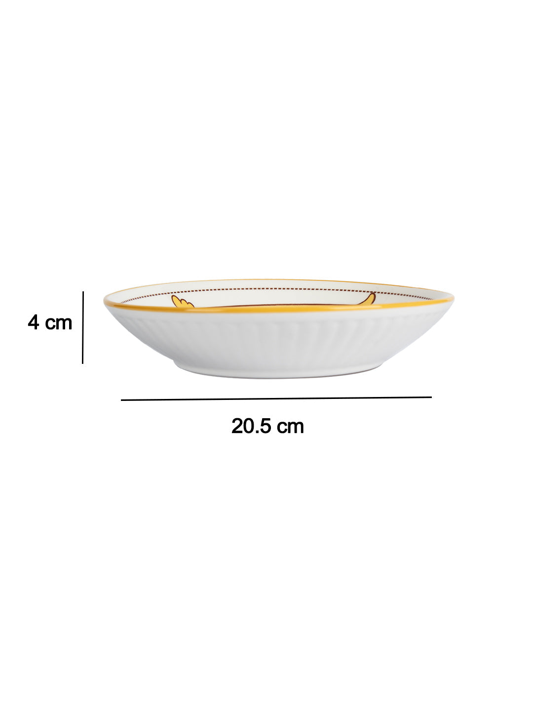 VON CASA Ceramic Kid Plate - Turquoise, 600Ml