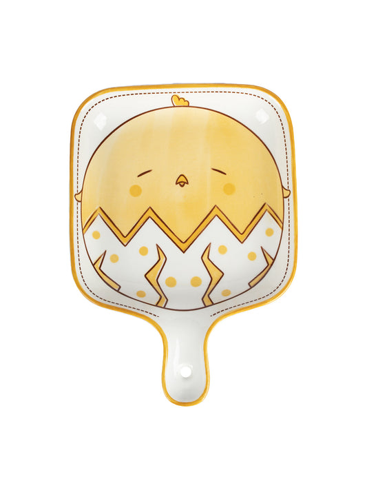 VON CASA Nordic Ceramic Baking Pan With Handle - Yellow