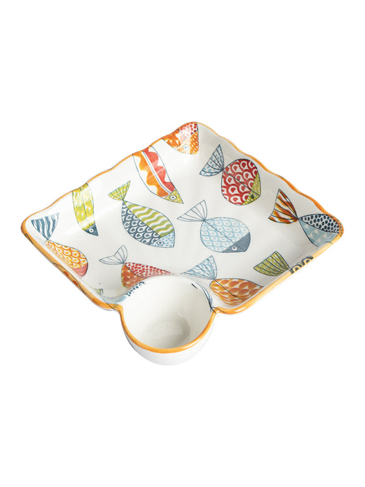 VON CASA Round Ceramic Serveware Plates