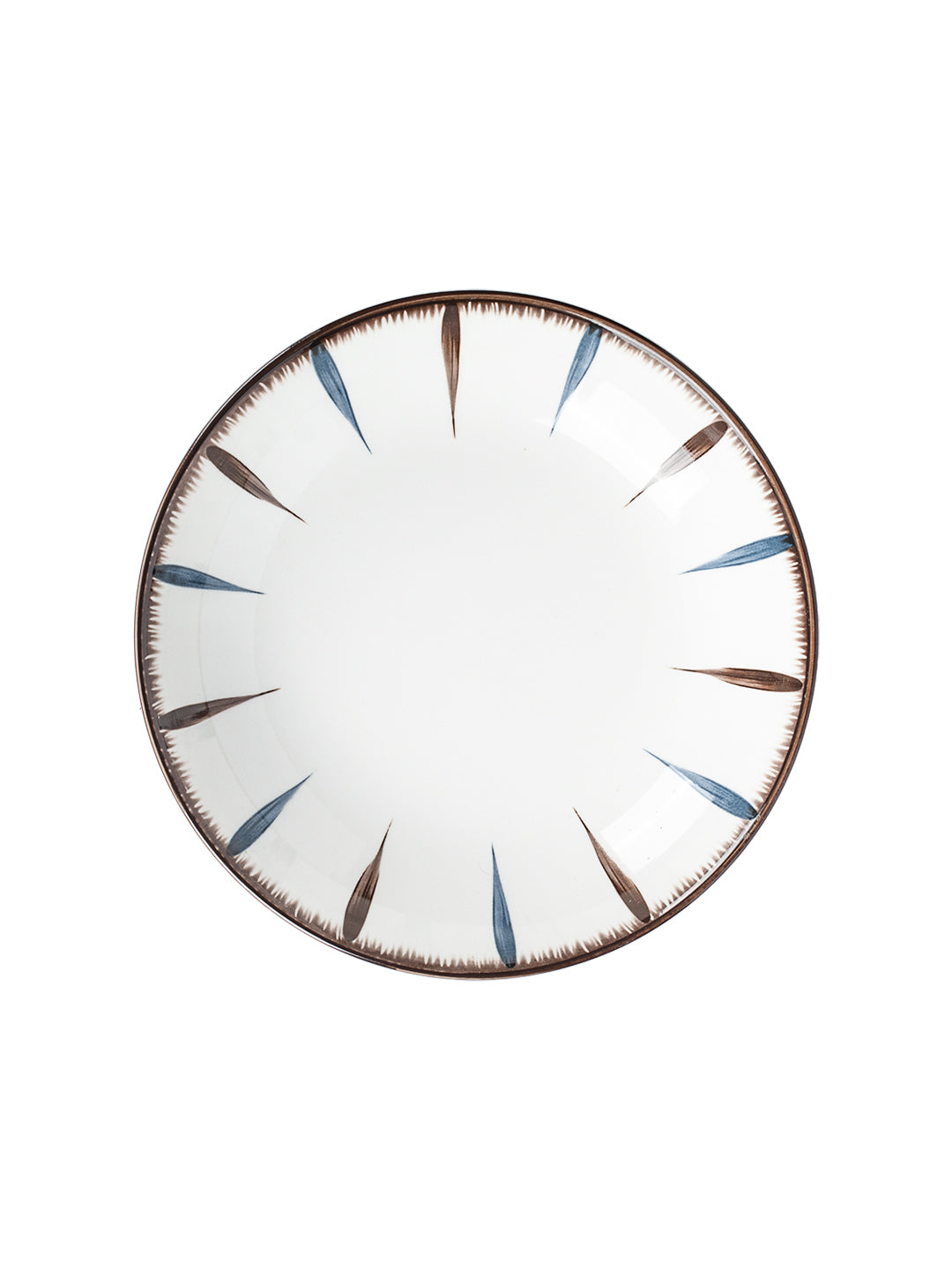 VON CASA Round Ceramic Serving Bowl - Off White