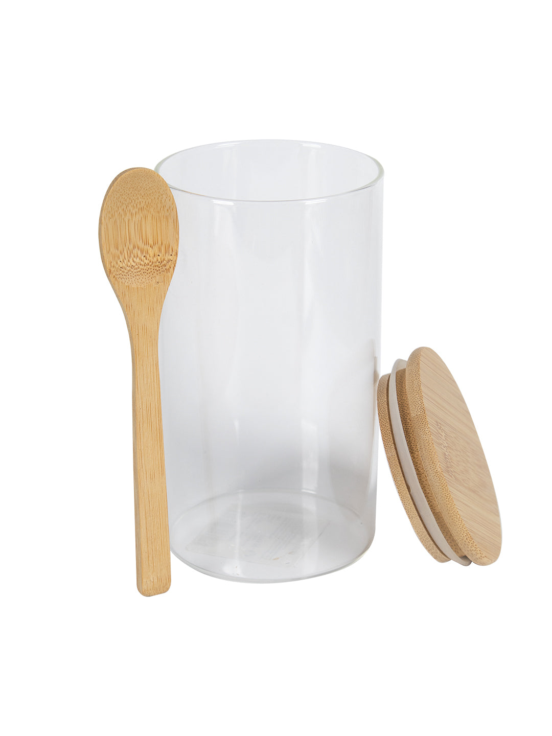 VON CASA Glass Jar With Lid And Spoon