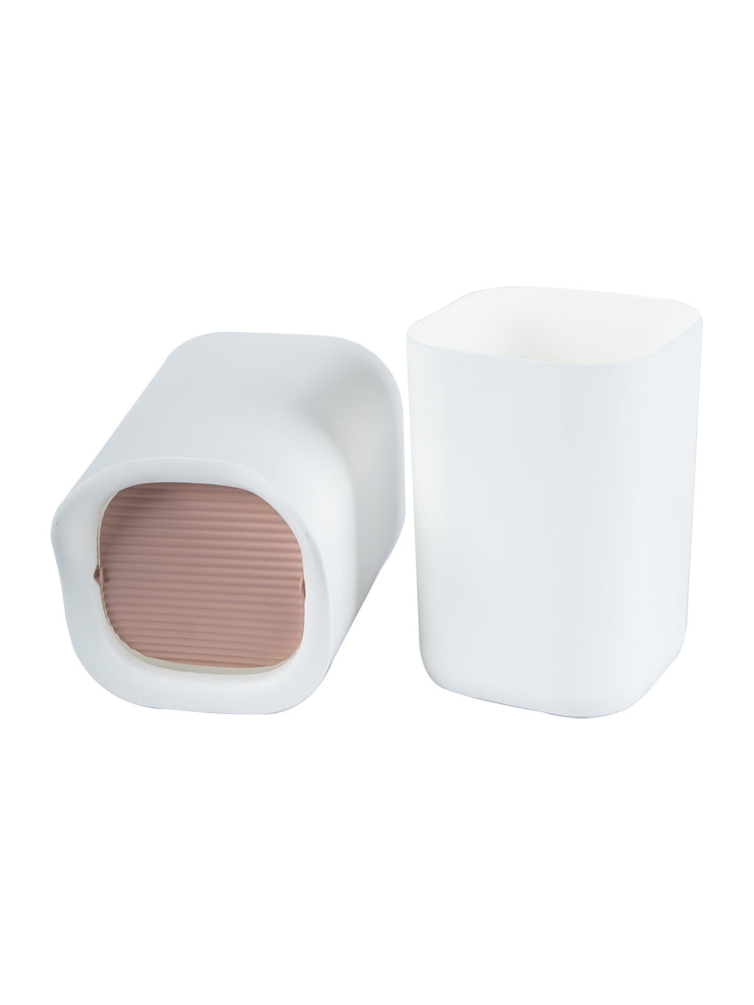 VON CASA Modern Table Dustbin - 1500ml, White