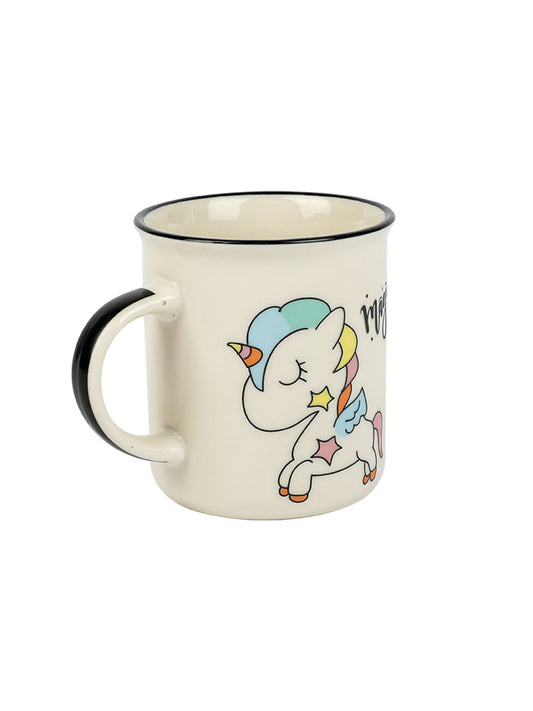 VON CASA 350Ml Kids "magic" Unicorn Mug - White