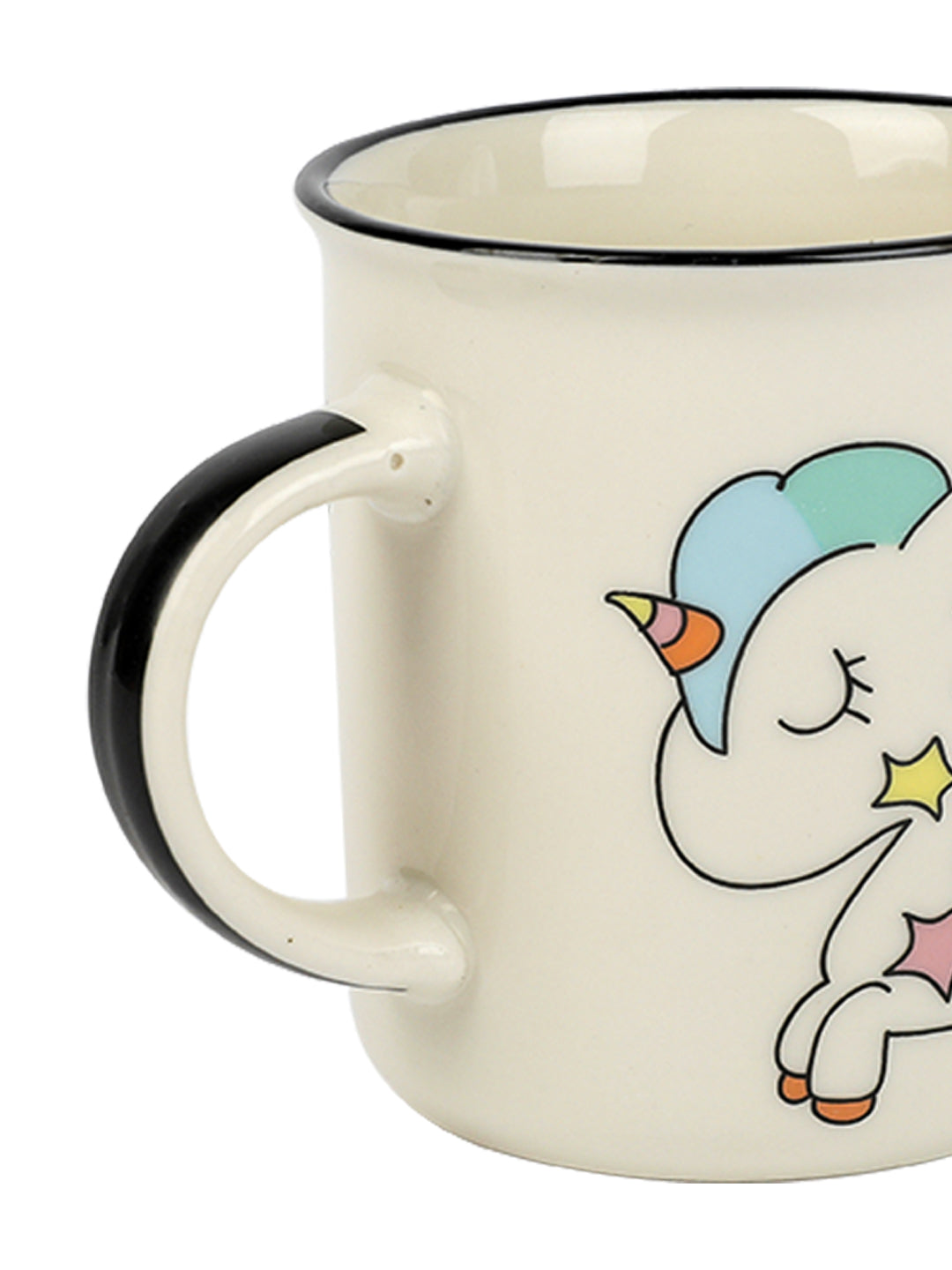 VON CASA 350Ml Kids "magic" Unicorn Mug - White