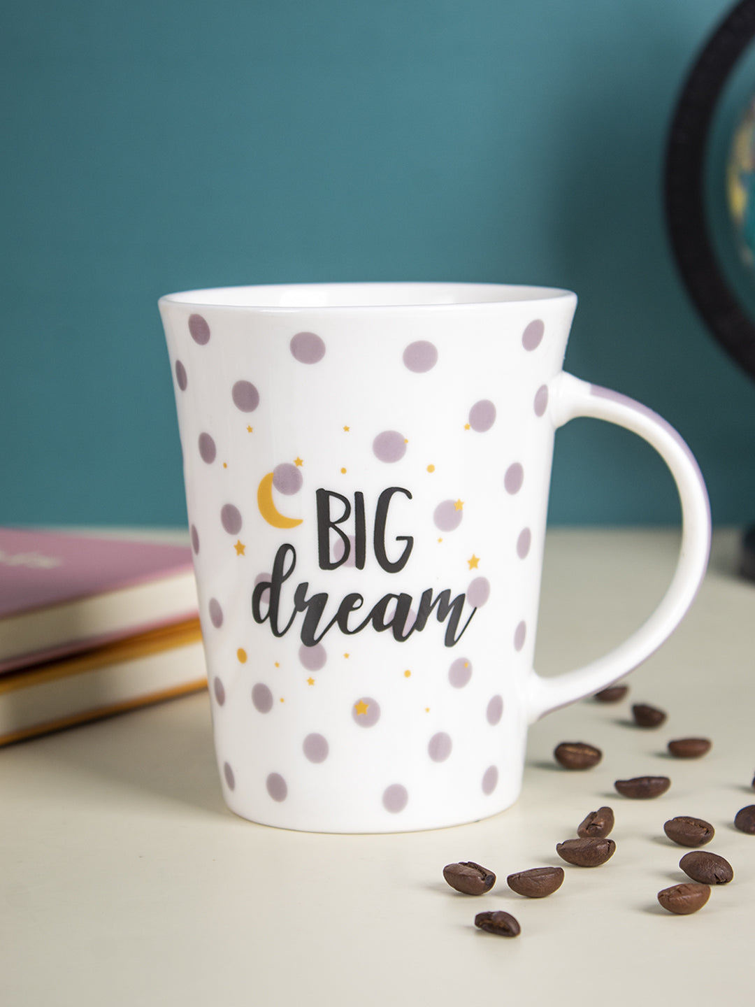 VON CASA 350Ml "BIG dream" Big Mug - White