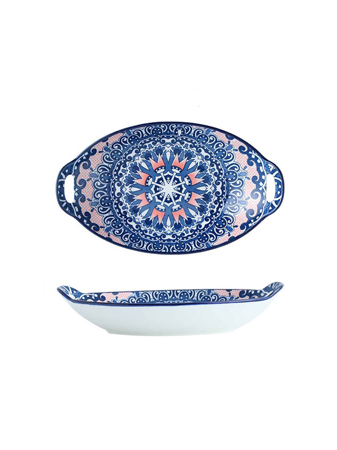 VON CASA Blue Serving Platters