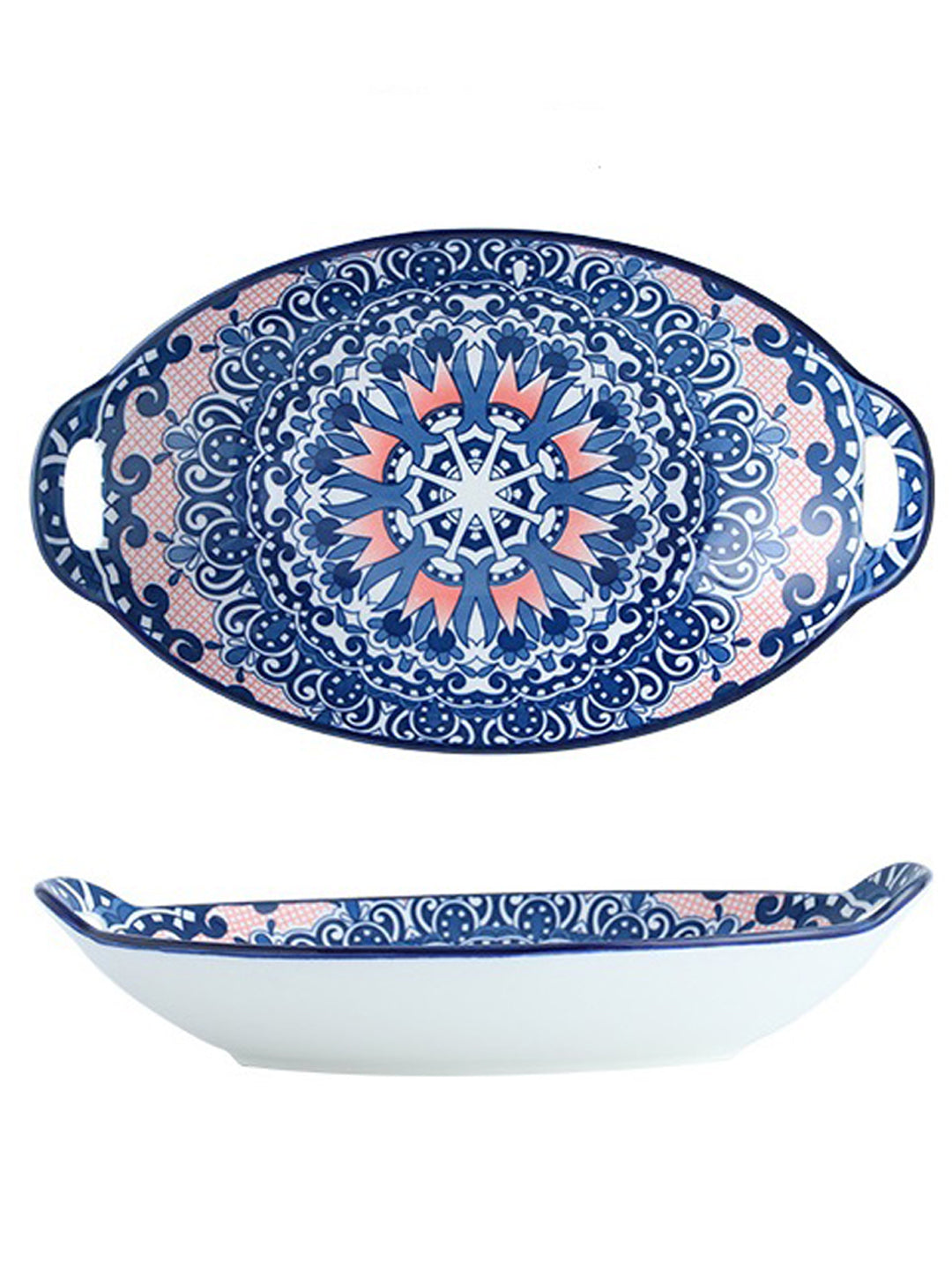 VON CASA Blue Serving Platters
