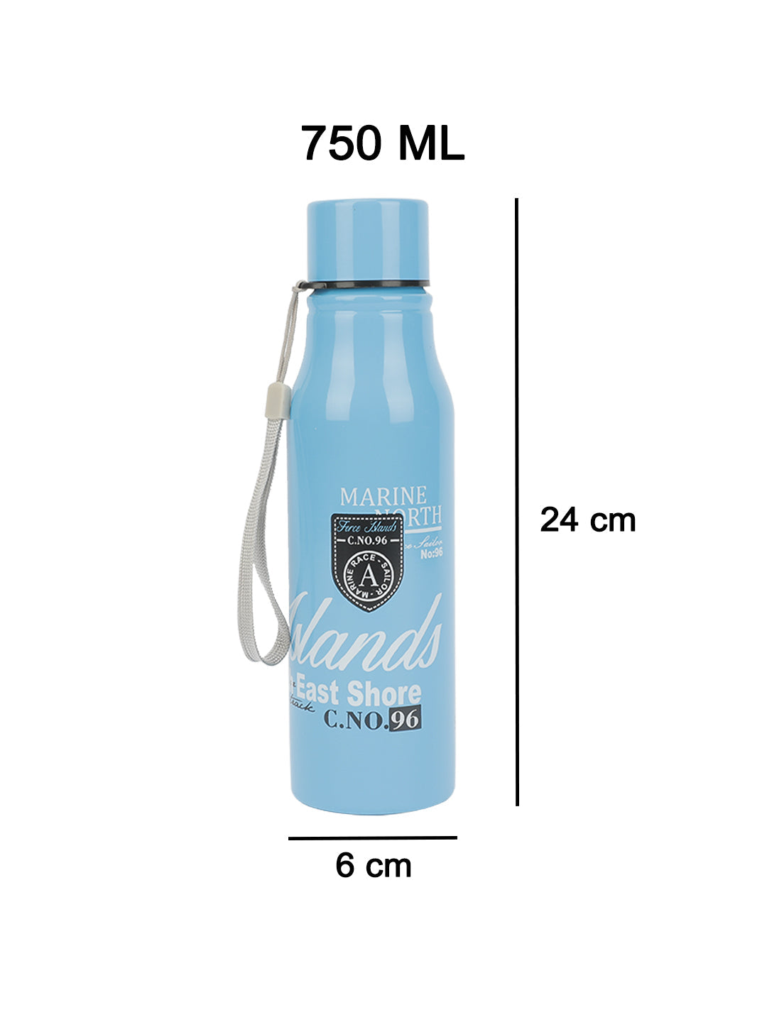 VON CASA 750Ml Stainless Steel Water Bottles - Skyblue