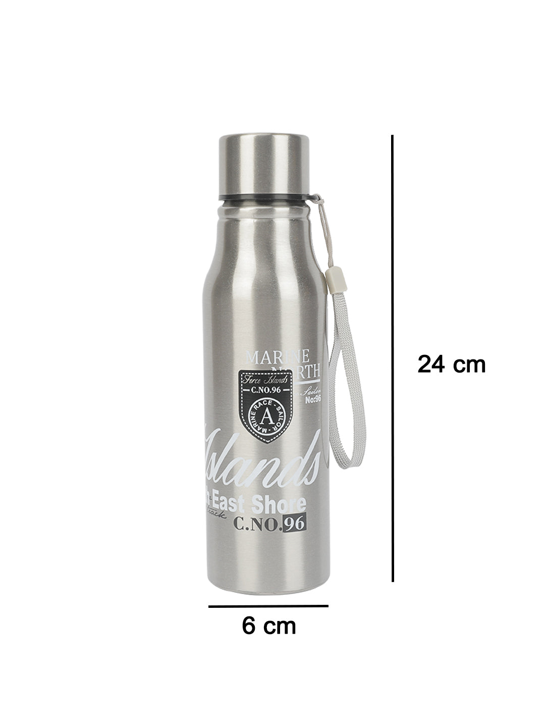 VON CASA 750Ml Stainless Steel Water Bottles - Silver