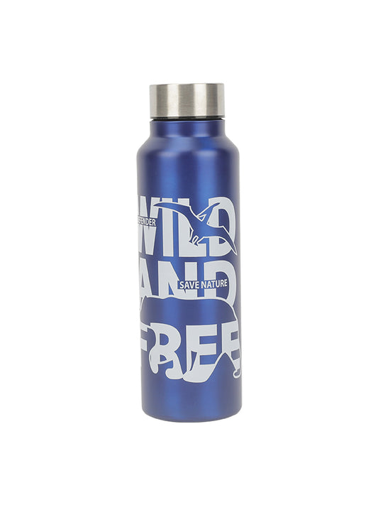 VON CASA Stainless Steel 750Ml Water Bottles - Navy Blue