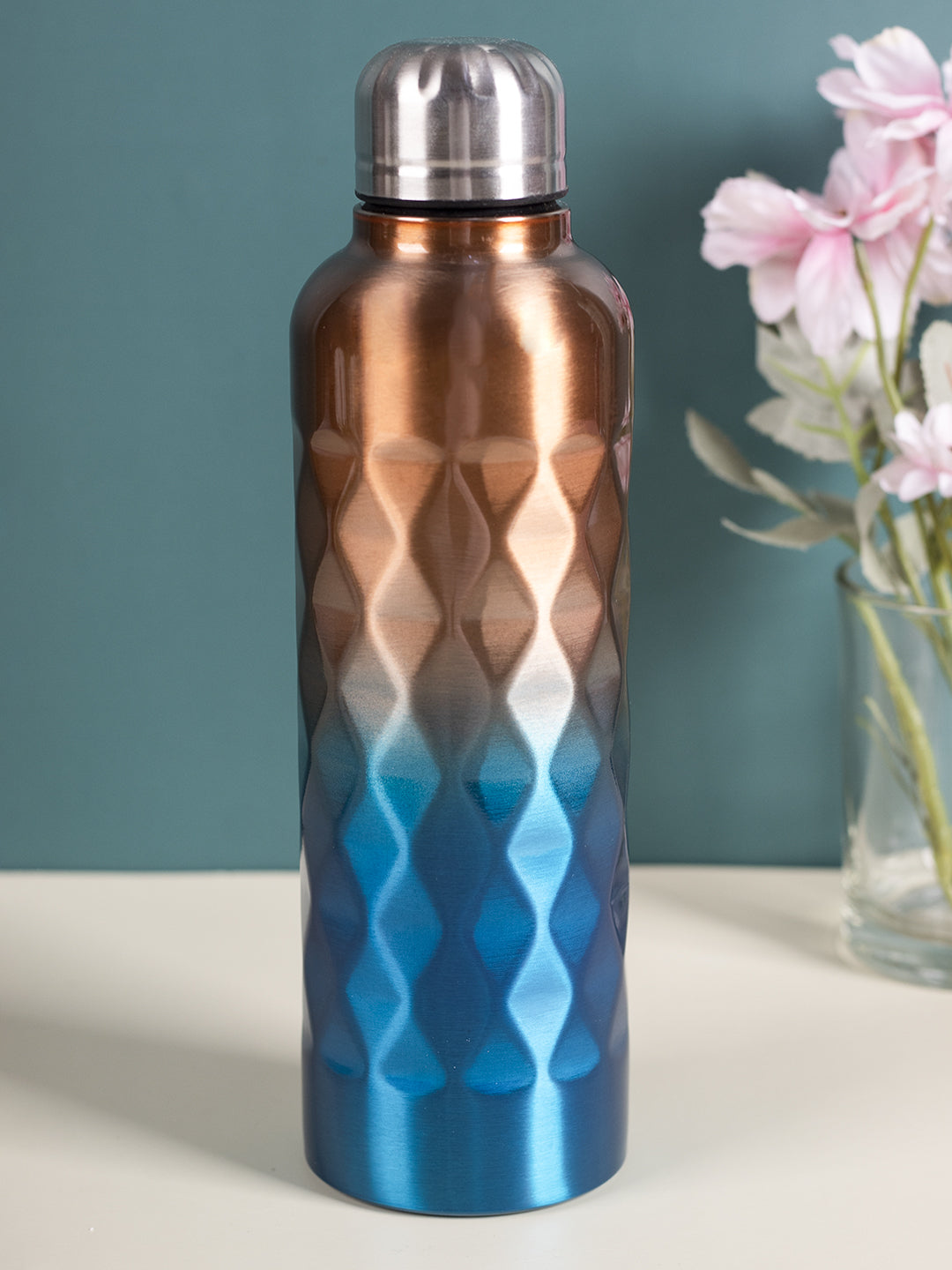 VON CASA 750Ml Gradient Color Stainless Steel Water Bottles - Copper