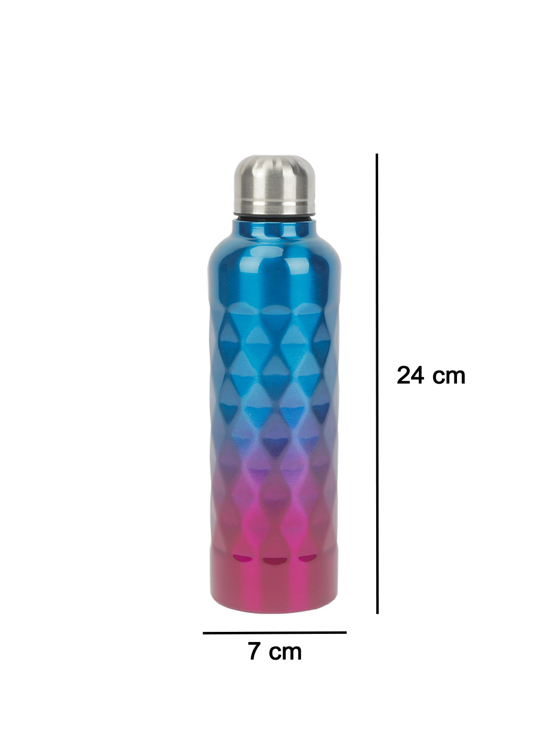 VON CASA 750Ml Gradient Color Stainless Steel Water Bottles - Navy Blue