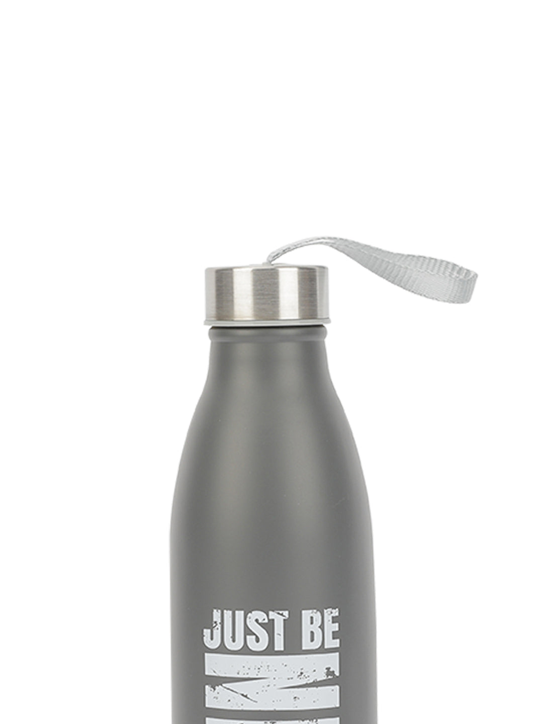 VON CASA 750Ml Stainless Steel Water Bottles With Rope - Grey