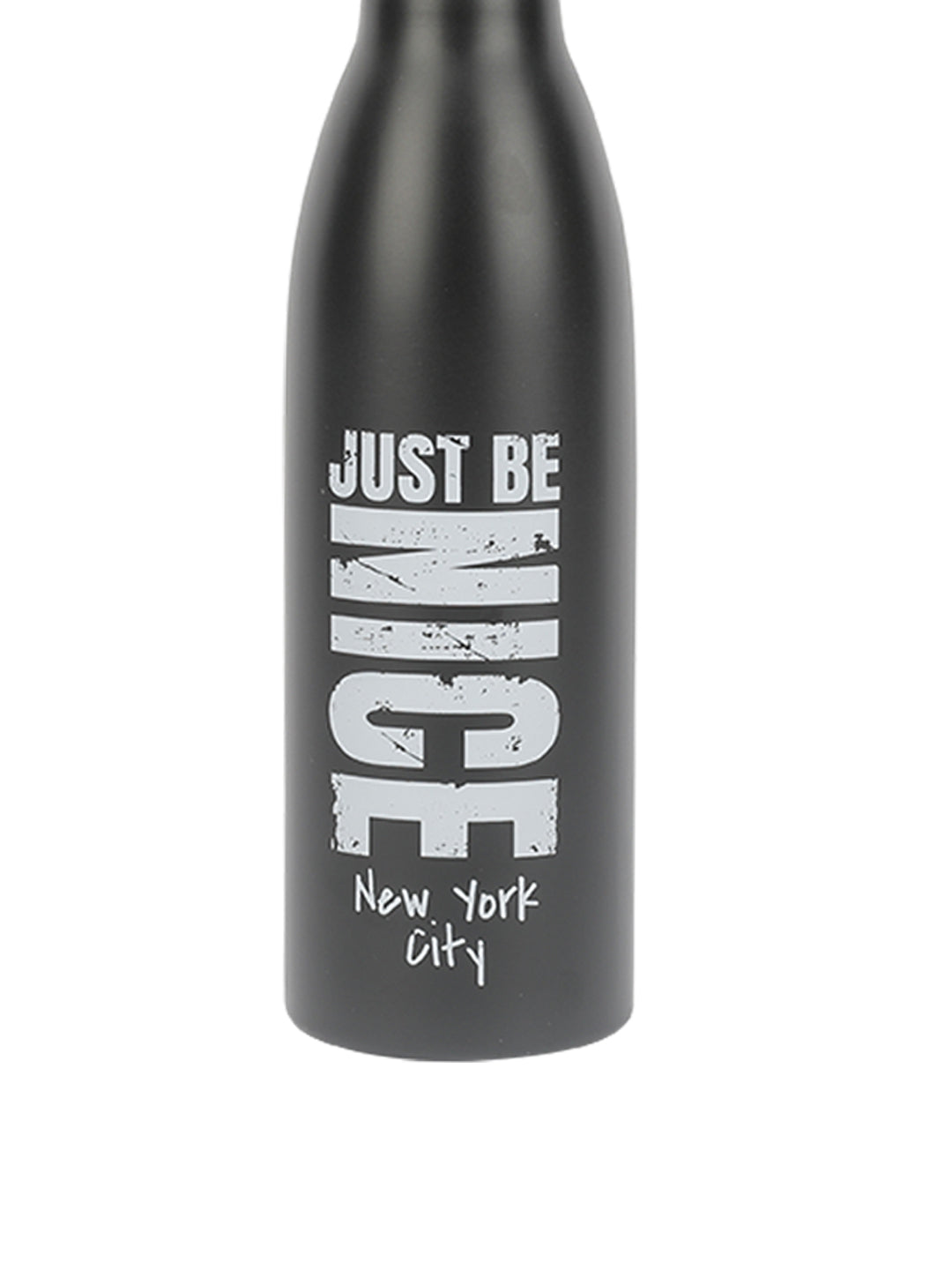 VON CASA 750Ml Stainless Steel Water Bottles With Rope - Black
