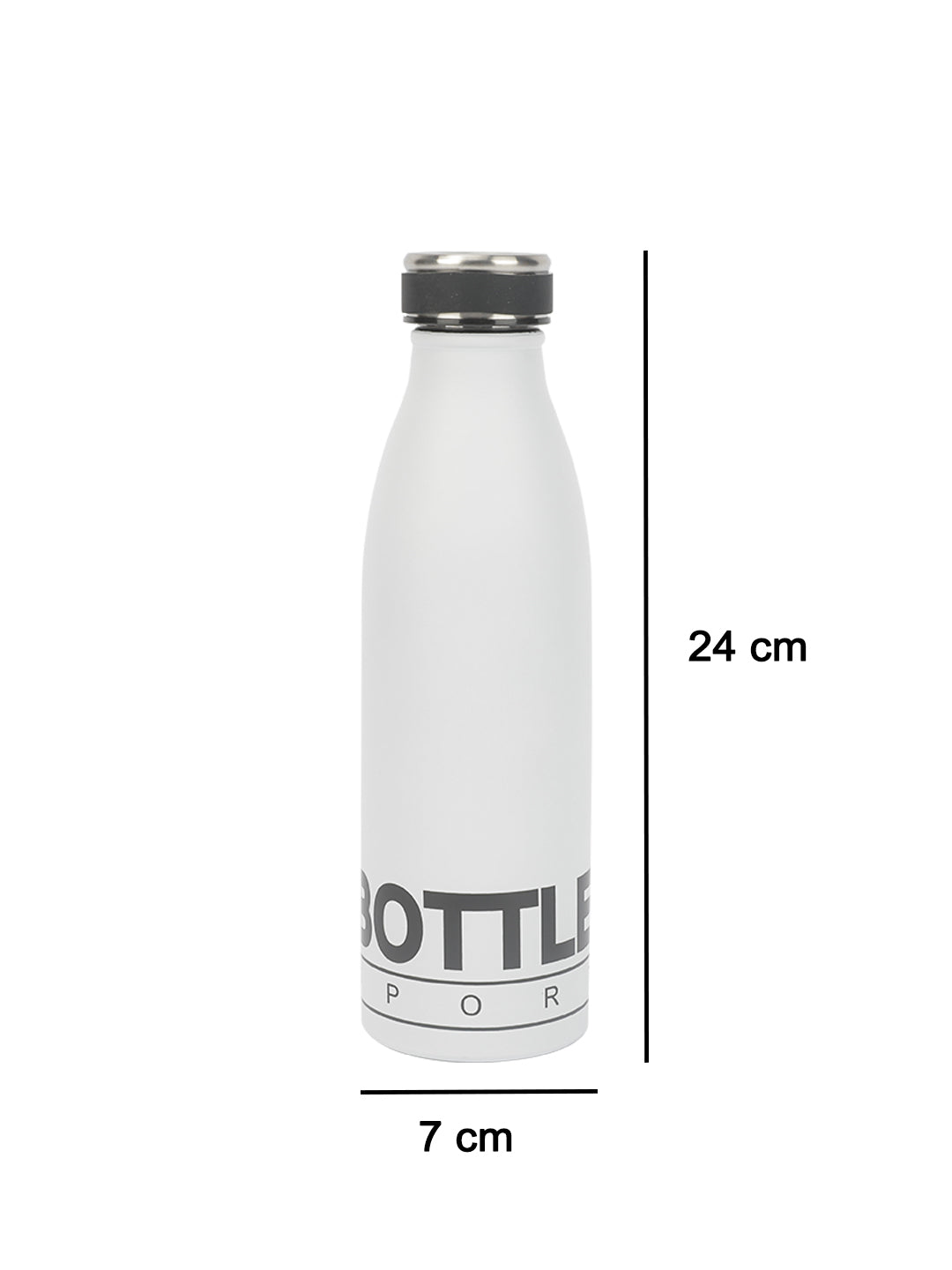 VON CASA 750Ml Top Stainless Steel Water Bottles - White