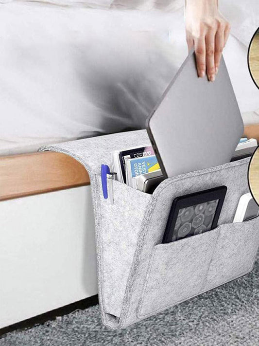 VON CASA Felt Home Storage Organizer - 32X20X0.2Cm - Light Grey