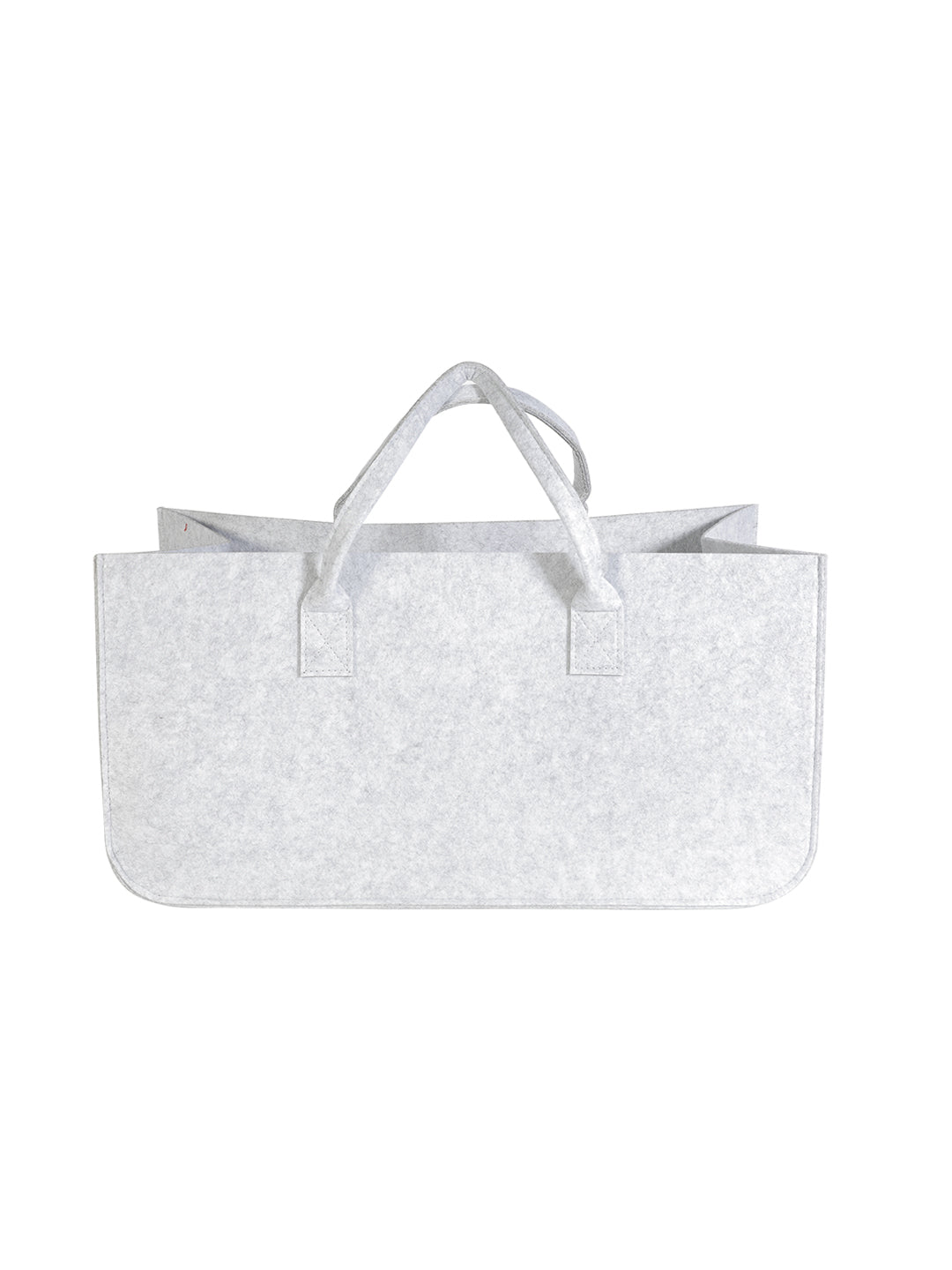 VON CASA Large Capacity Felt Bags For Storage Home - 50X25X25Cm - Light Grey