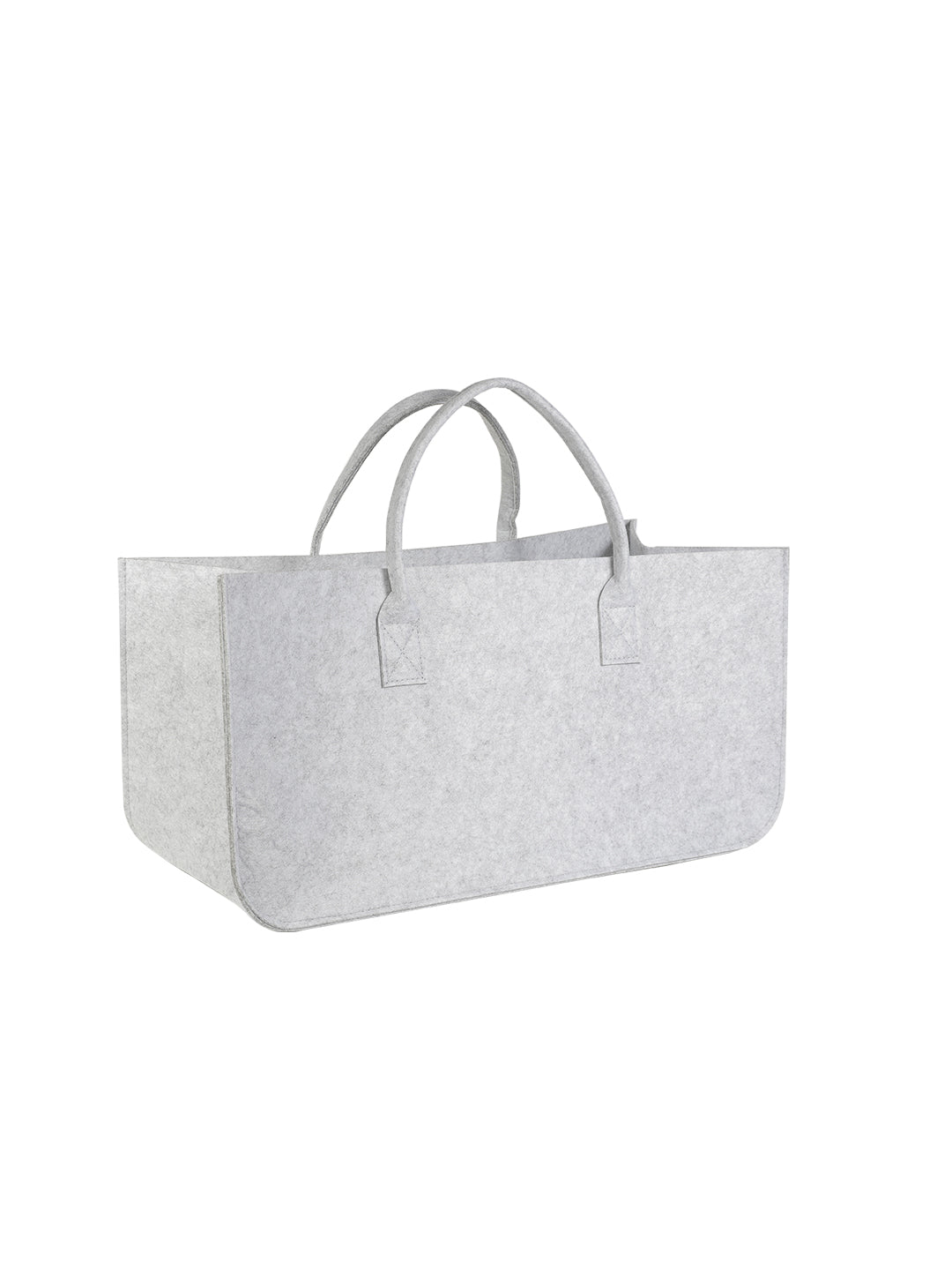 VON CASA Large Capacity Felt Bags For Storage Home - 50X25X25Cm - Light Grey