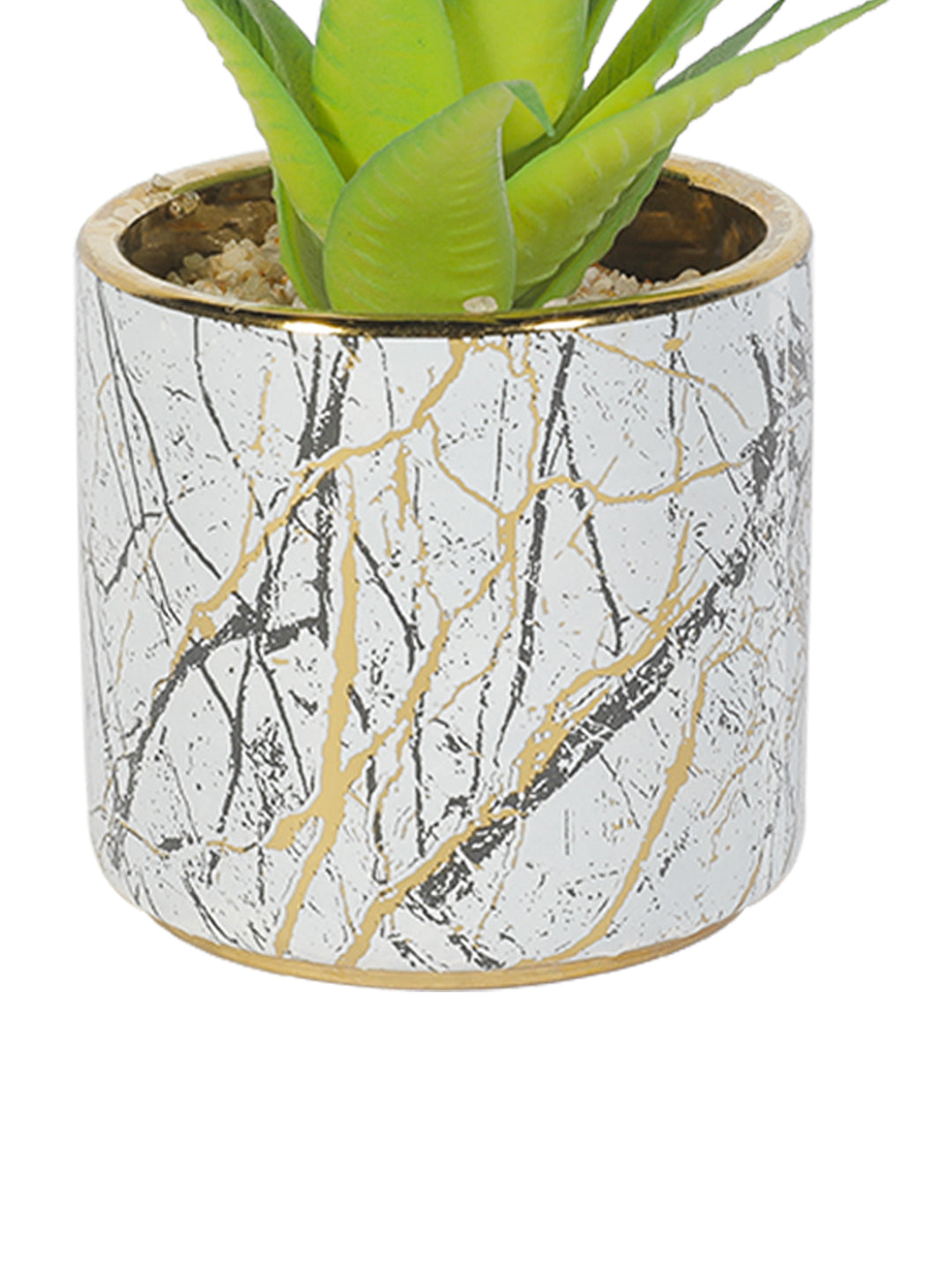 VON CASA Fake Mini Succulent Desktop Planter