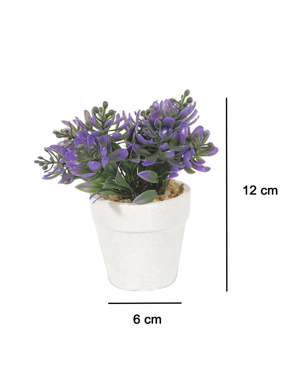 VON CASA Decor Bonsai Bush Planter Pot - White