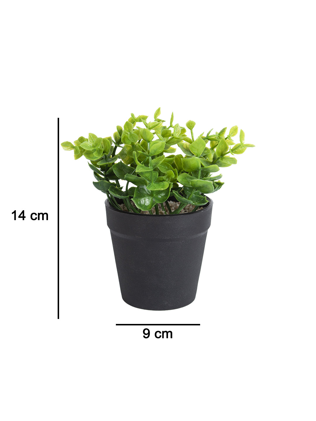 VON CASA Artificial Flower Potted Plant - Black Pot