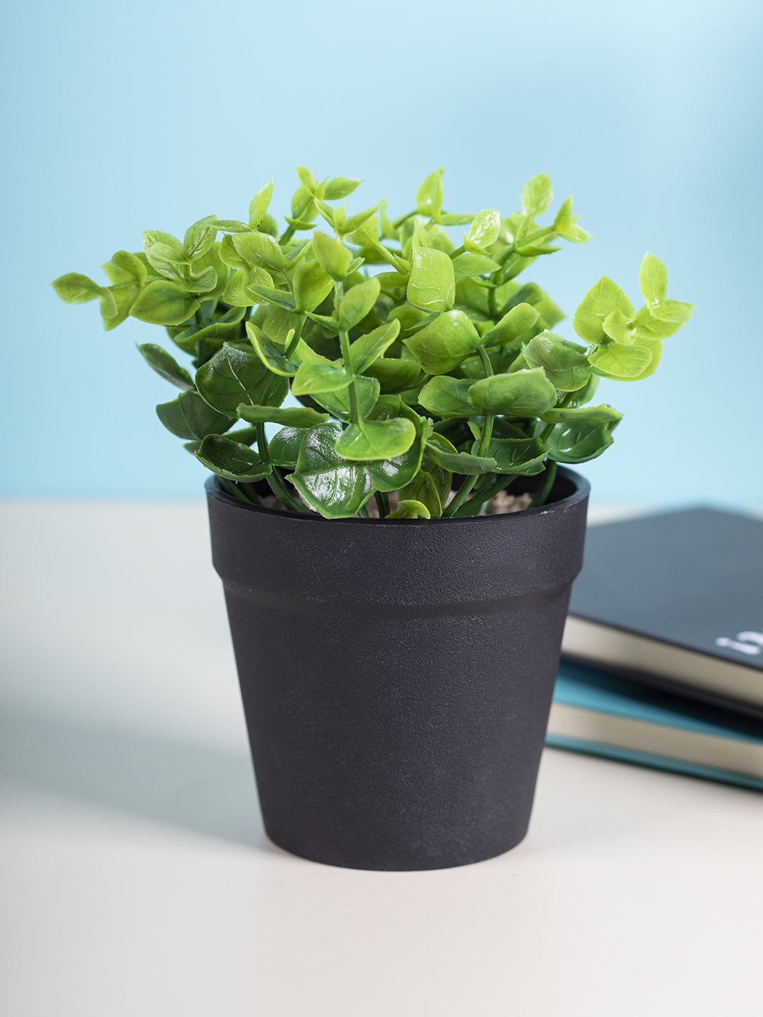 VON CASA Artificial Flower Potted Plant - Black Pot