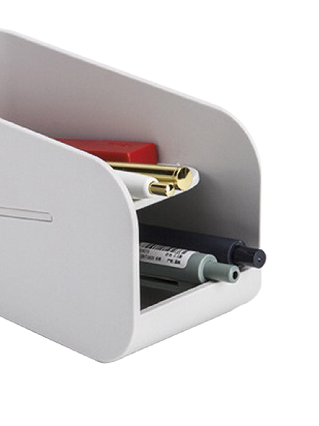 VON CASA Desk Organizer Storage Box - Light Grey