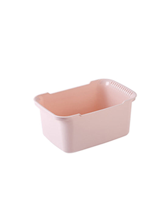 VON CASA Multicolorpurpose Portable Storage Basket - Pink