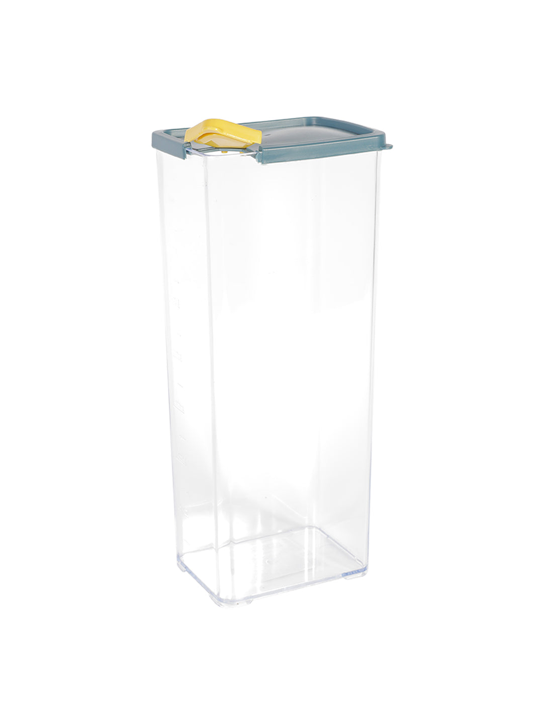 VON CASA Tall Plastic Cereal Dispenser Jar With Lid - Dark Green