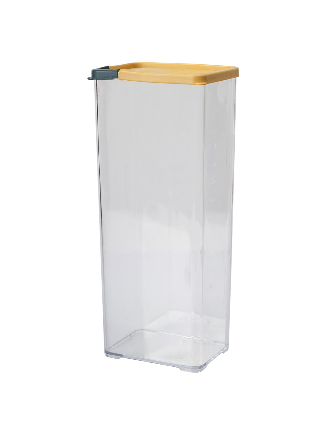 VON CASA Tall Plastic Cereal Dispenser Jar With Lid - Yellow